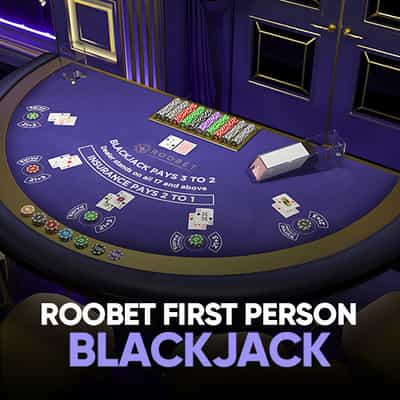 Roobet First Person Blackjack